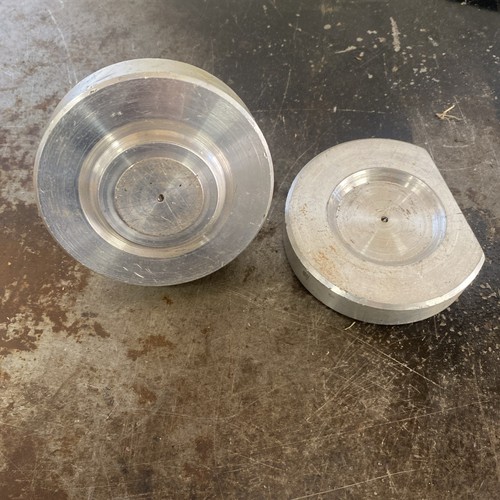 Fly press dimple - press,