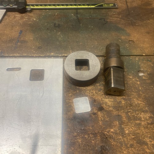 Fly press punch die - &,